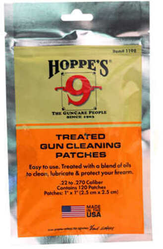 Hoppe's .22 - .270 Caliber Treated Gun Cleaning Patches